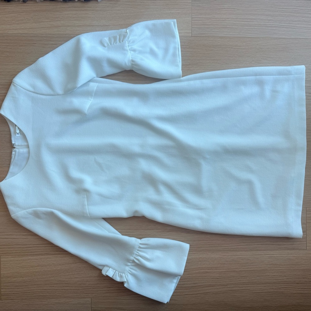 Club Monaco Women's White Long Sleeve Dress